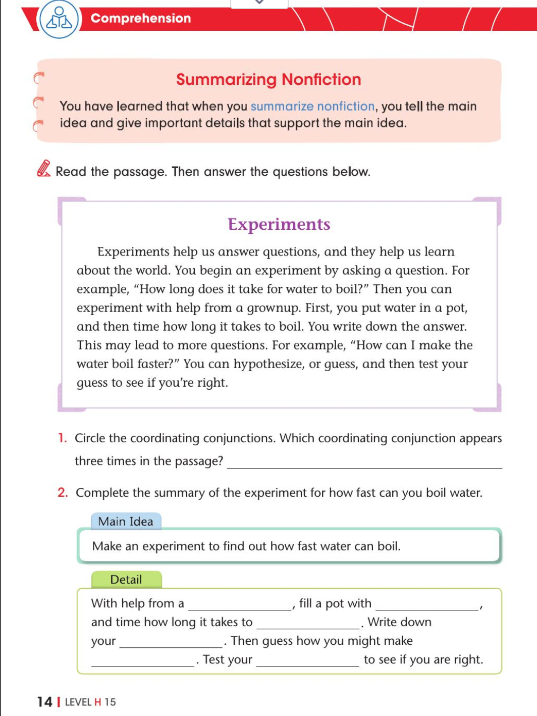 In-depth Comprehension Strategies